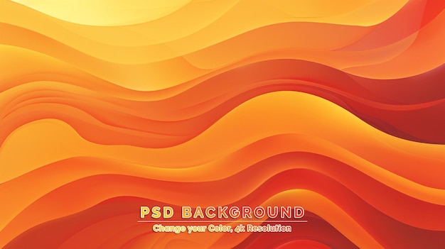 PSD arrière-plan abstrait avec gradient coloré papier peint graphique vibrant