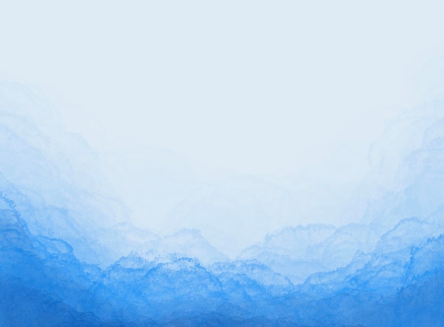 Arrière-plan d'aquarelle abstrait bleu