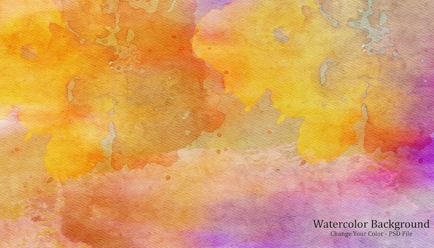arrière-plan à l'aquarelle psd
