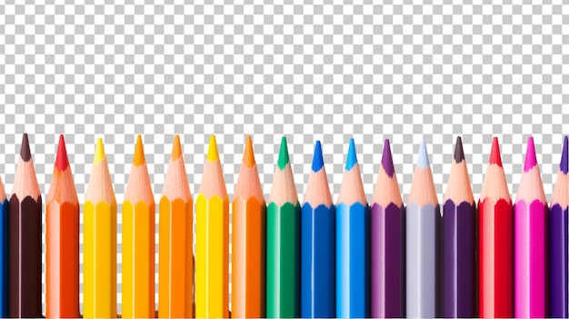 PSD arrière-plan créatif avec des crayons de couleur