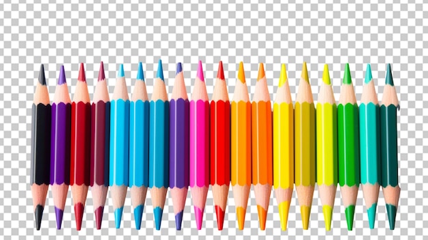 PSD arrière-plan créatif avec des crayons de couleur