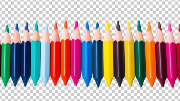 PSD arrière-plan créatif avec des crayons de couleur