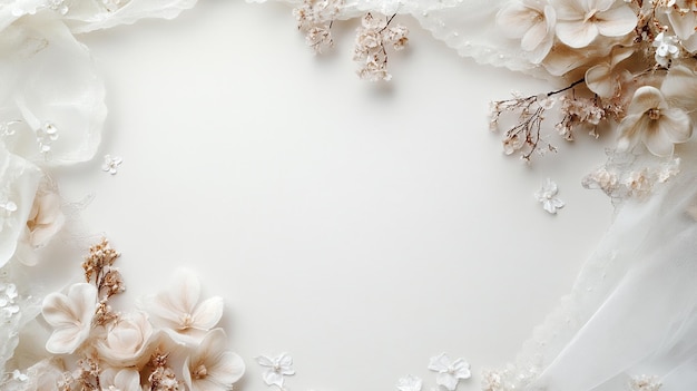 Arrière-plan délicat en couleurs claires avec des fleurs
