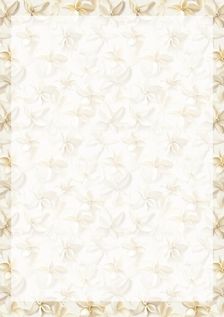 Arrière-plan du cadre floral
