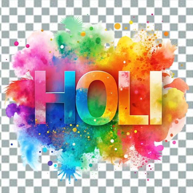 PSD arrière-plan du festival de holi