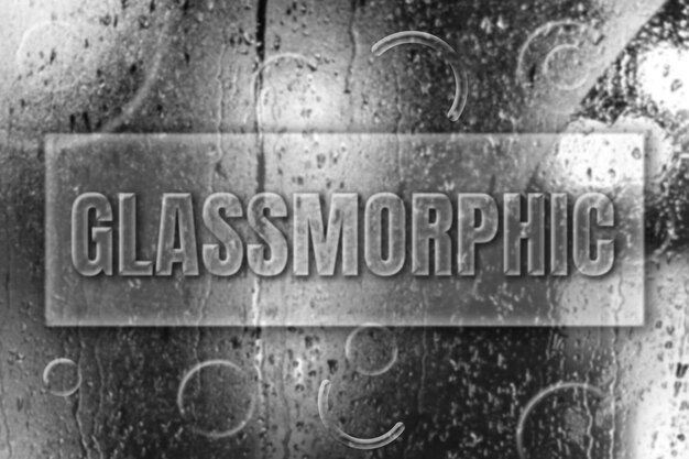 PSD arrière-plan du glassmorphisme