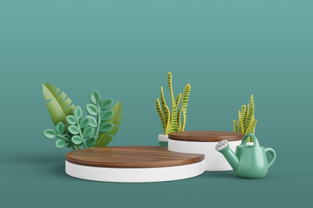 Arrière-plan du podium de vente de la nature