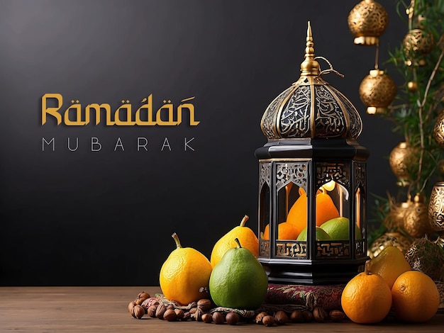 Arrière-plan du Ramadan pour la carte-cadeau