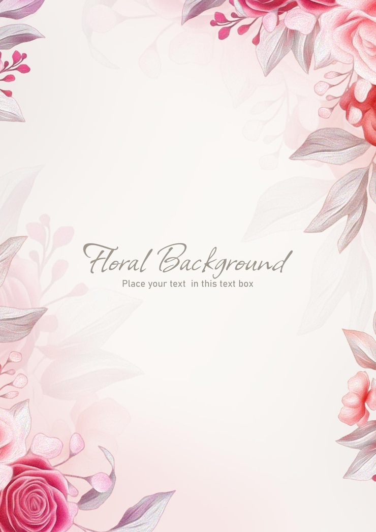PSD arrière-plan floral