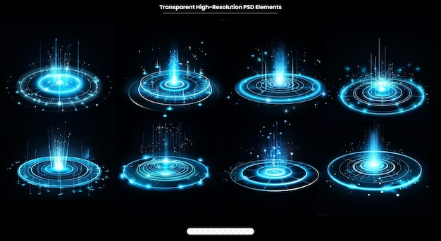 PSD arrière-plan futuriste du circuit technologique