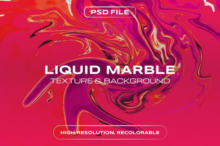 PSD arrière-plan en marbre liquide