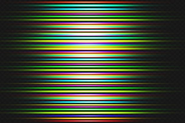 Arrière-plan de mouvement à rayures horizontales colorées