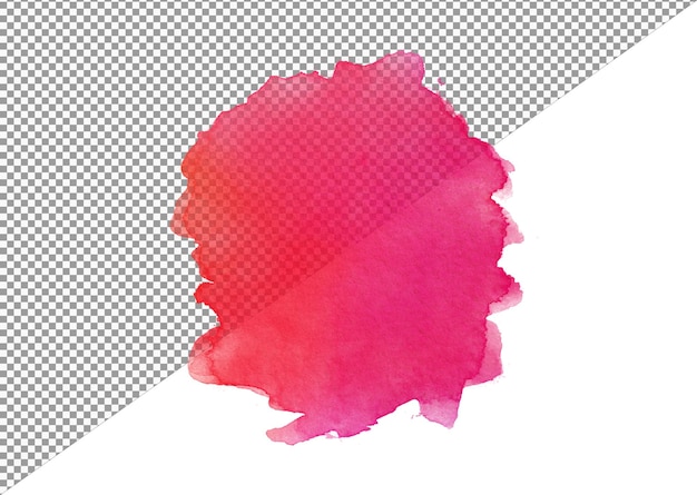 Arrière-plan de peinture à l'aquarelle rose PSD