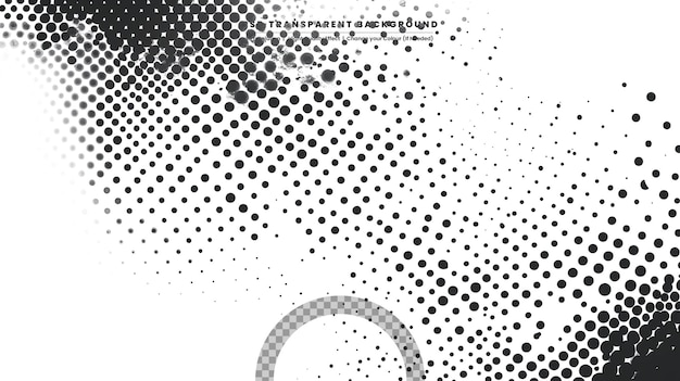 Arrière-plan pointillé à demi-ton abstrait Motif de grunge futuriste ondes de points
