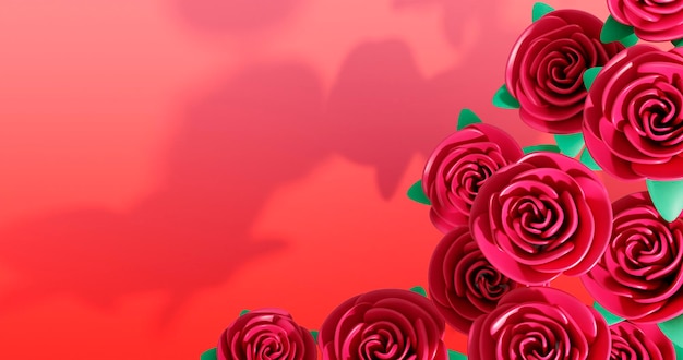 Arrière-plan des roses