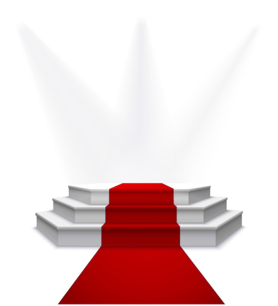 Arrière-plan de tapis rouge dans un style réaliste