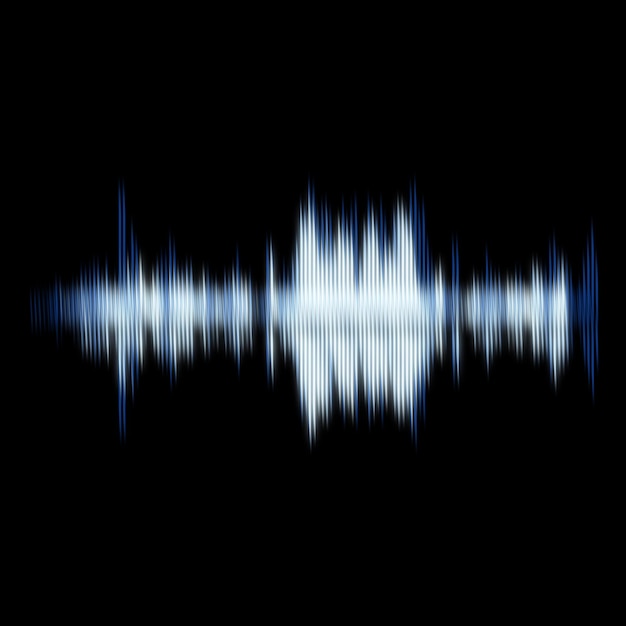 Arrière-plan de texture au néon coloré et arrière-plan d'énergie sonore de musique