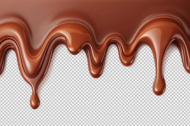 Un arrière-plan tourbillonnant de chocolat mettant en vedette de veloutés tourbillons