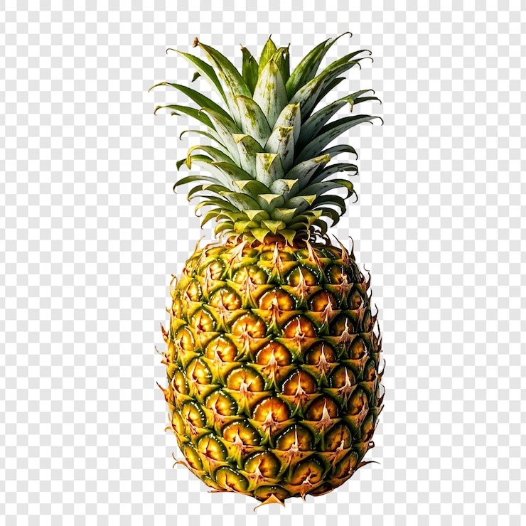 PSD arrière-plan transparent à base d'ananas