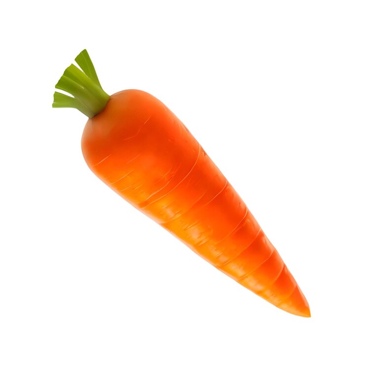 PSD arrière-plan transparent avec une carotte orange vibrante