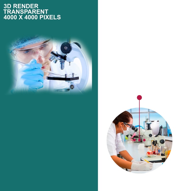 Arrière-plan transparent du docteur