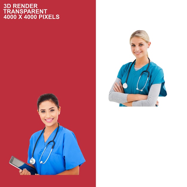 Arrière-plan transparent du docteur