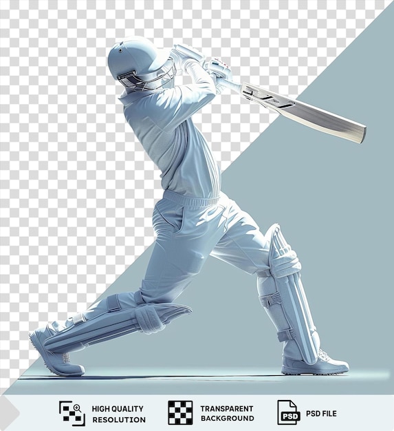 Arrière-plan Transparent Joueur De Cricket 3d Frappant Un Six Png Clipart Png