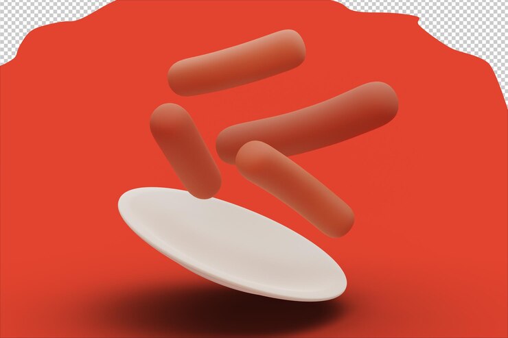 Se arrojó una porción de salchicha junto con el plato.