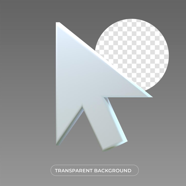 PSD arrow selector icon 3d