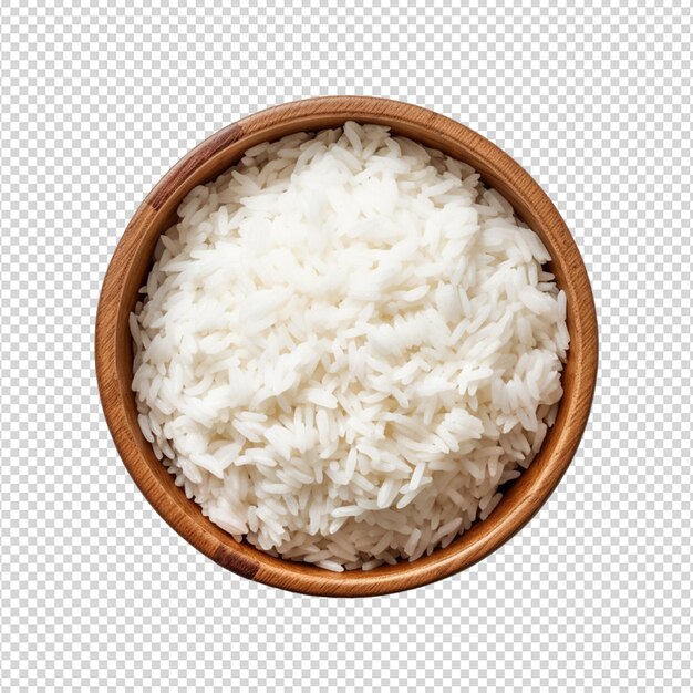 Arroz blanco aislado.