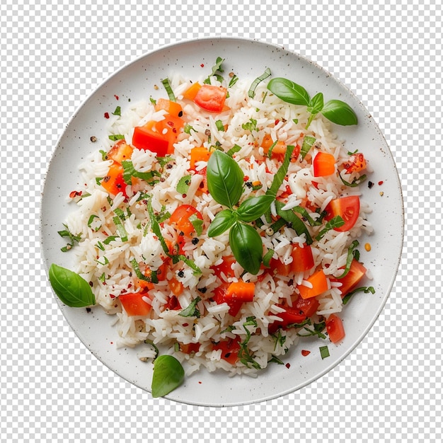 Arroz blanco aislado