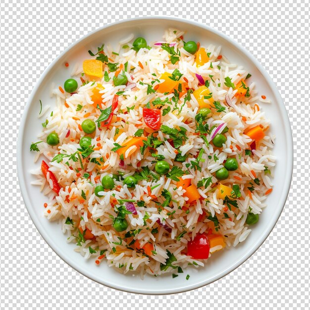 PSD arroz branco isolado