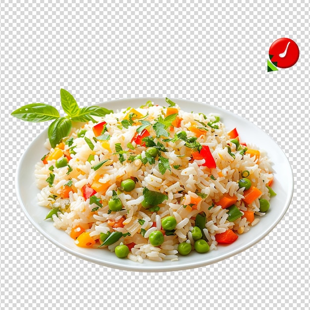 Arroz branco isolado