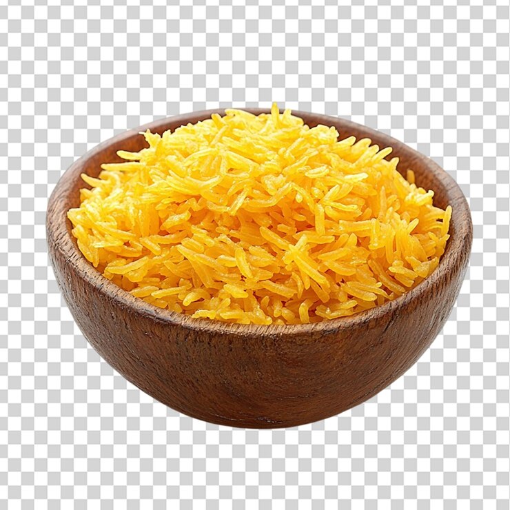 PSD arroz doce zarda isolado em fundo transparente