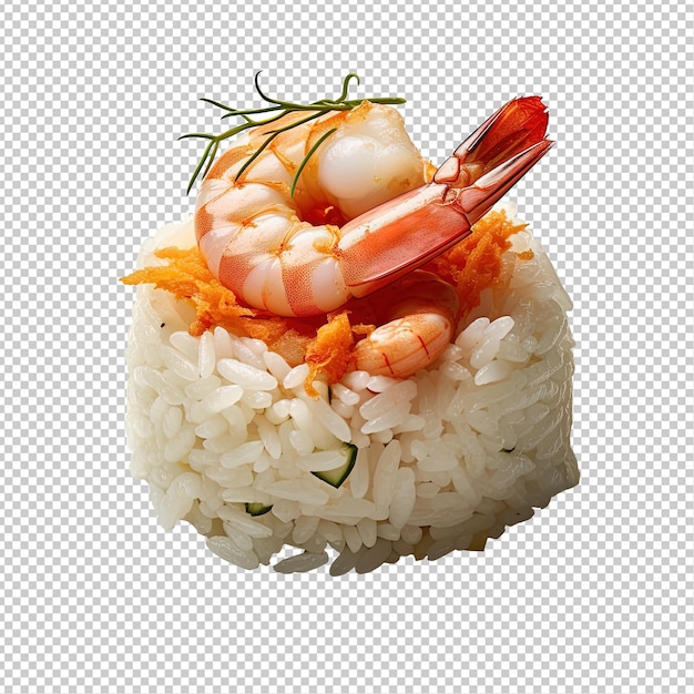 PSD arroz frito con gambas gambas