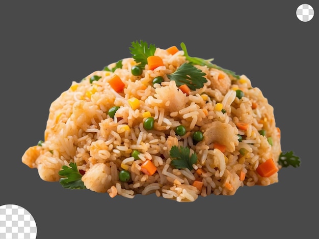 PSD arroz frito png transparente