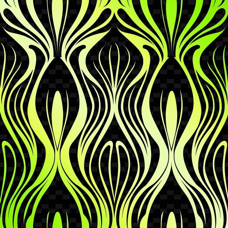 PSD art nouveau abstract pattern con icono art nouveau y flowi arte de contorno abstracto inspirado en la naturaleza