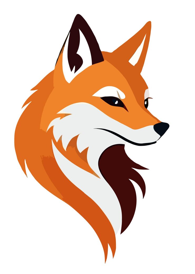 PSD l'art vectoriel de l'animal fox illustration graphique urbaine moderne