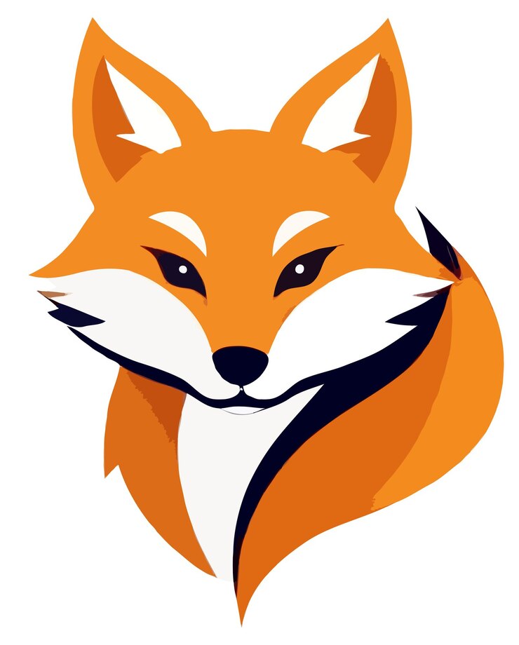PSD l'art vectoriel de l'animal fox illustration graphique urbaine moderne