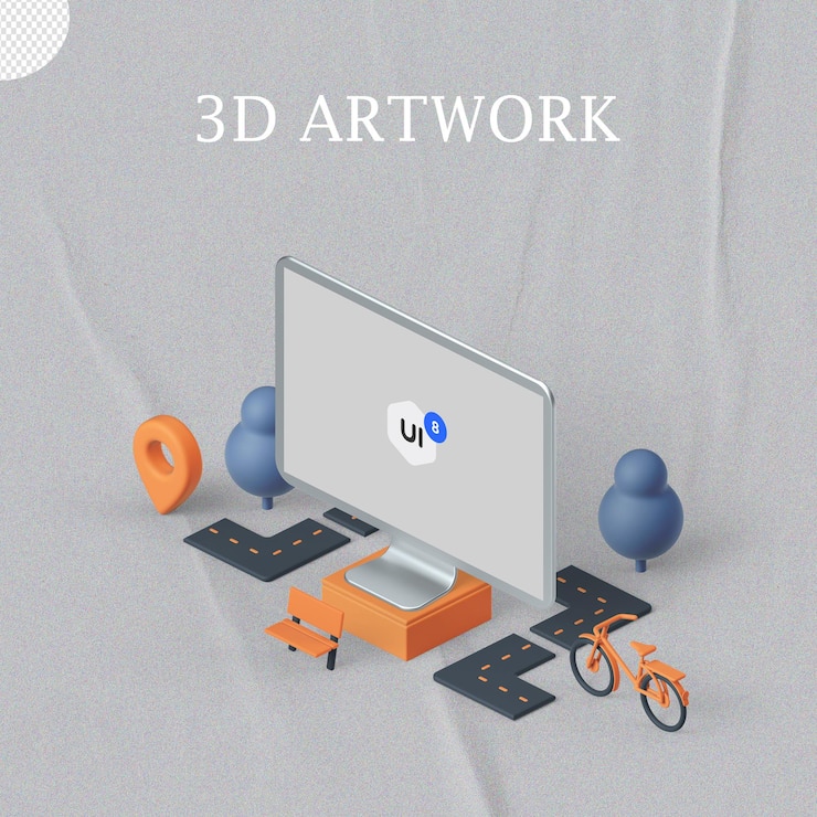PSD arte 3d 66