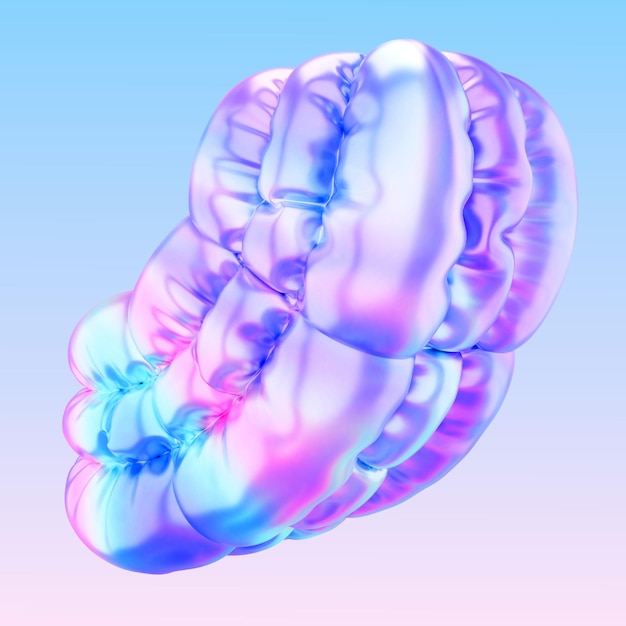 El arte abstracto de las nubes irisantes