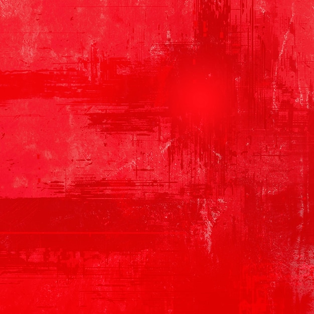 Arte Abstrata Vermelha Texturizada