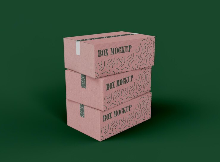 PSD arte de la caja de hamburguesas