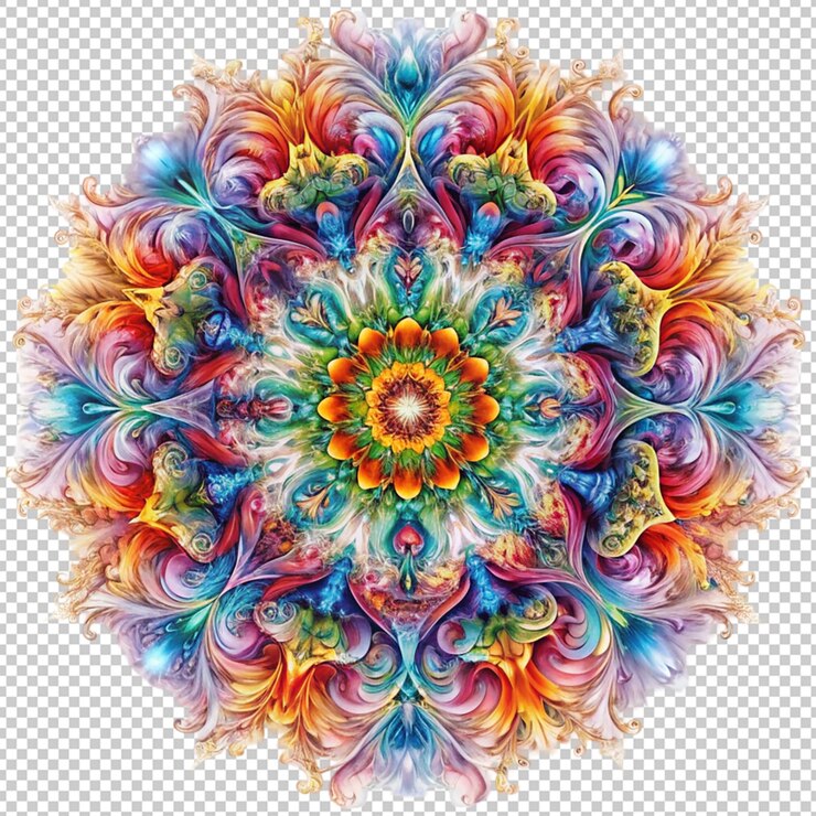 PSD arte por computadora en un fondo transparente