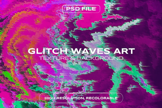 Arte delle onde di glitch