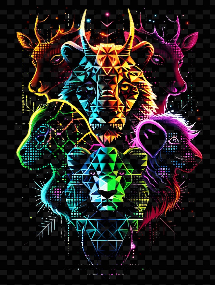 PSD arte digital seleccionado para el
