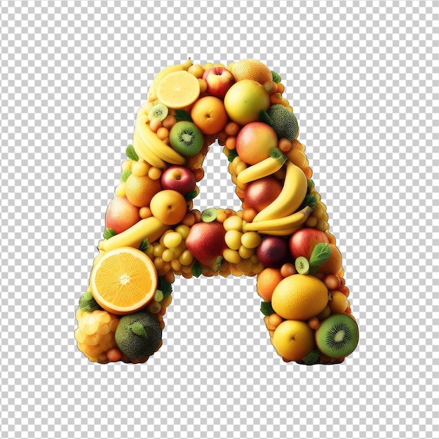 PSD el arte de las frutas frescas en grandeza de alta resolución png