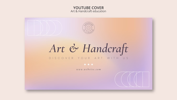 PSD arte gradiente e design de modelo de artesanato