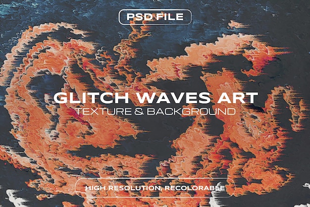 El arte de las ondas de glitch