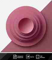 PSD arte de pared único monaka arte digital círculos rosados en un fondo rosado por persona